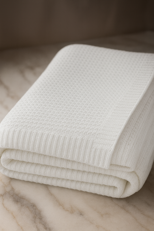 Manta bordada personalizada – Suave, delicada y única para tu bebé