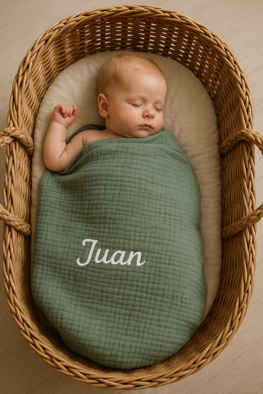 Pack 2 muselinas personalizas 100% algodón