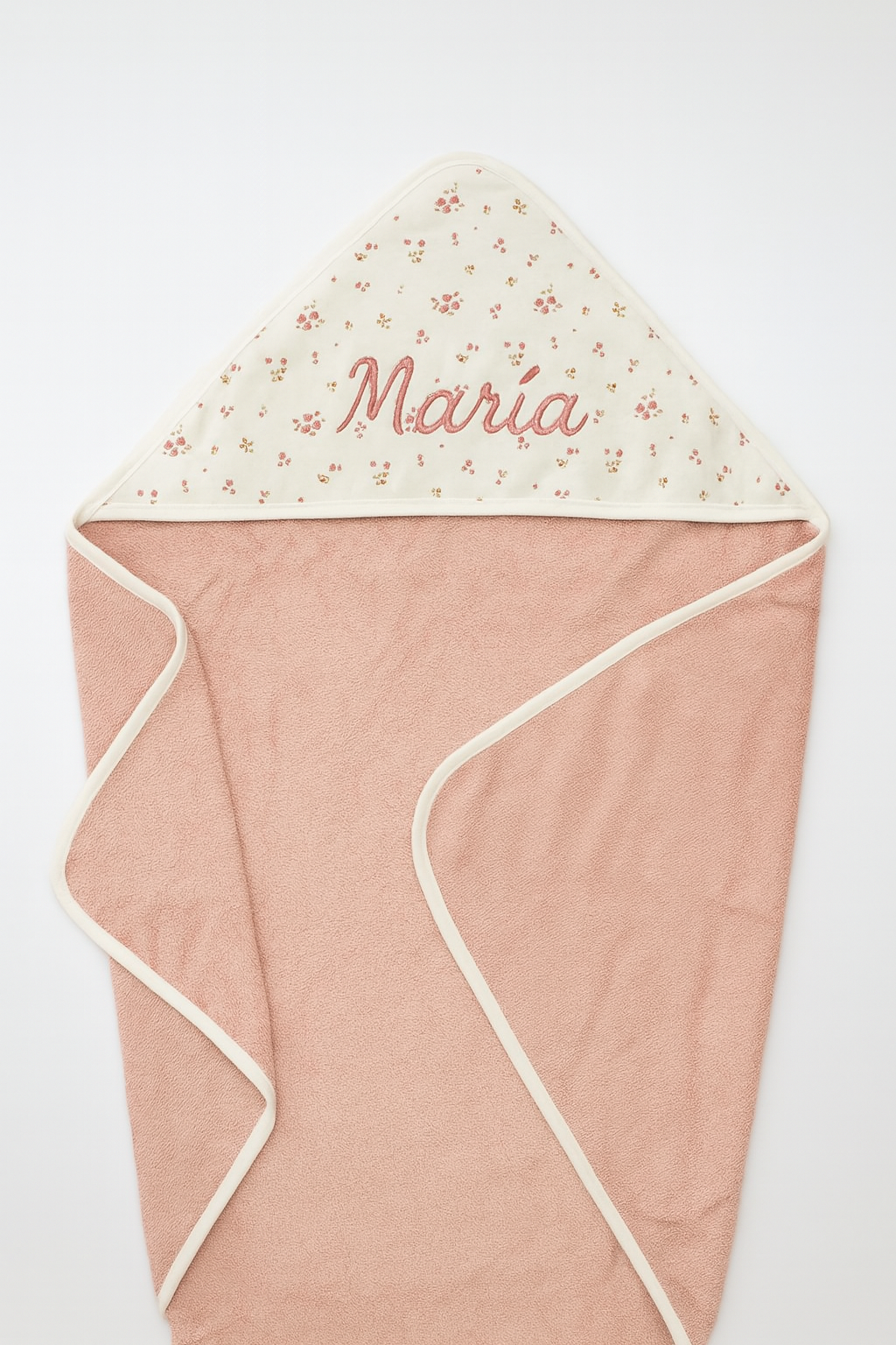 Toalla de baño con capucha personalizada – 100% Algodón (75x75 cm)