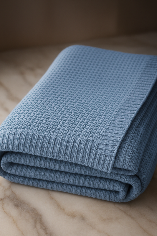 Manta de Paseo bordada personalizada – Suave, delicada y única para tu bebé