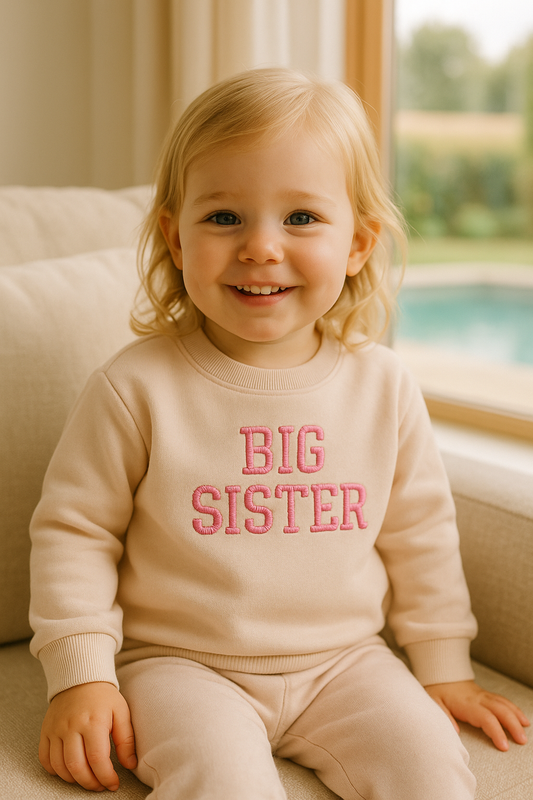 Sudadera bordada Big Sister